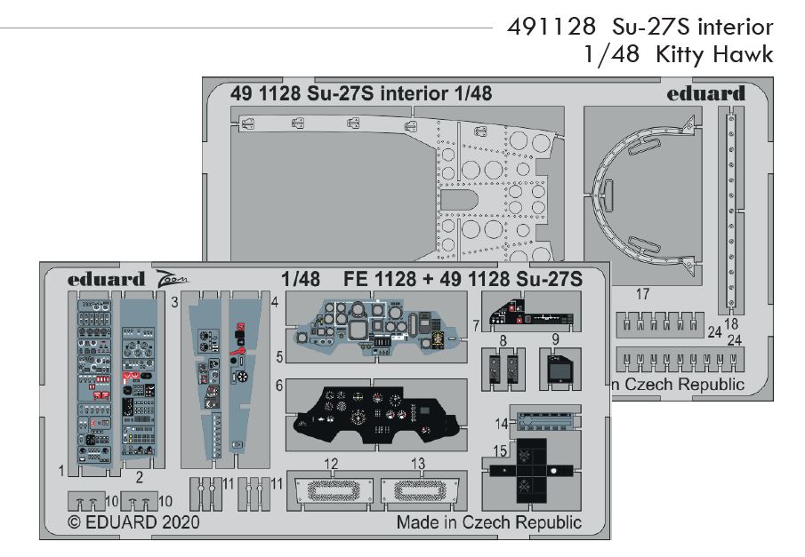 1/48 Su-27S interior (KITTY HAWK)