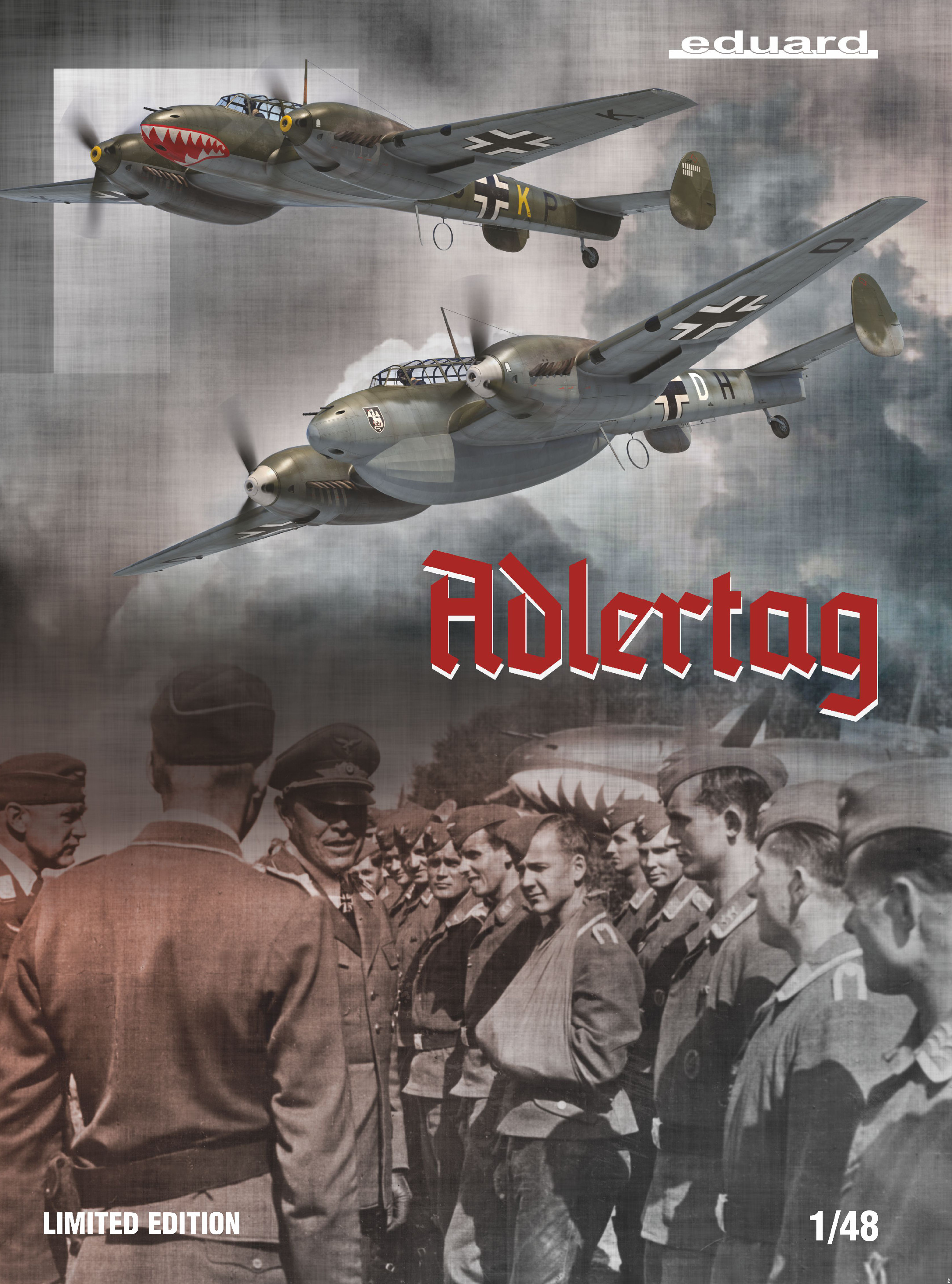 Fotografie 1/48 ADLERTAG - Bf 110C/D v bitvě o Británii (Limited edition)