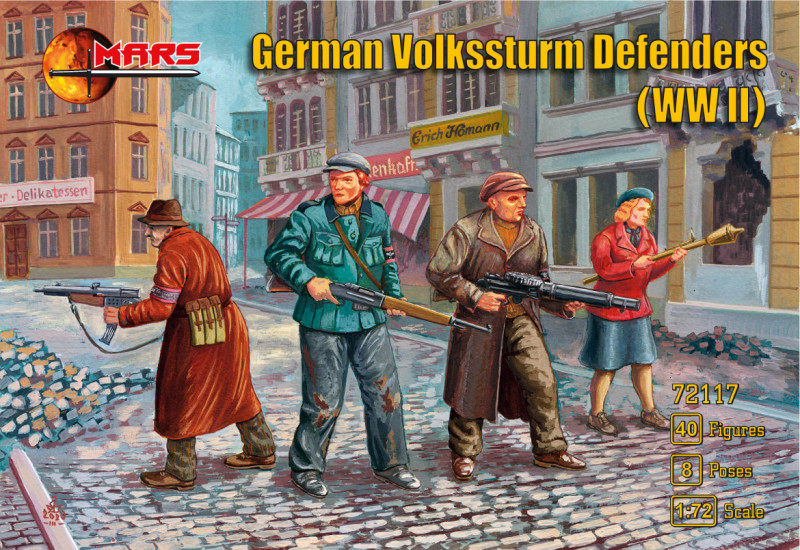 1/72 WWII German Volkssturm Defenders