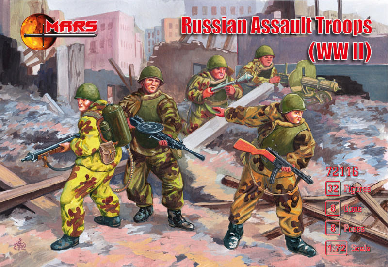 1/72 WWII Russian Assault Troops
