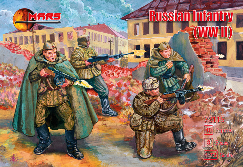 1/72 WWII Russian infantry