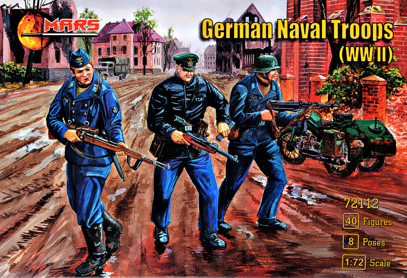 1/72 WWII German naval troops