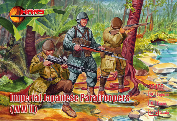 1/72 WWII Imperial Japanese paratroopers