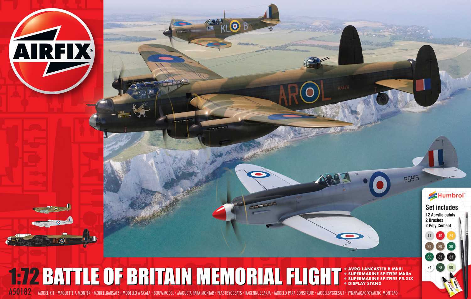 Fotografie Gift Set letadla A50182 - Battle of Britain Memorial Flight (1:72)