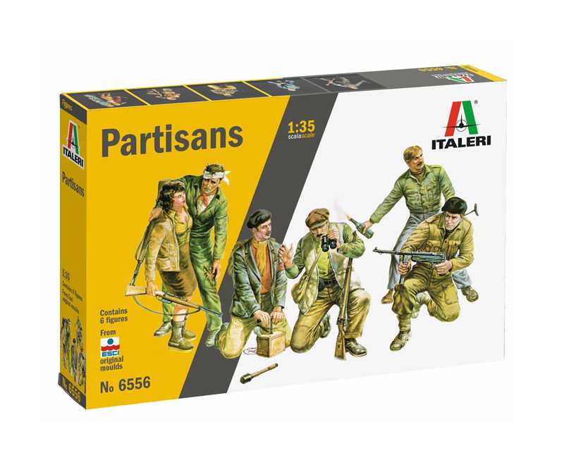 Fotografie Model Kit figurky 6556 - Partisans (1:35)