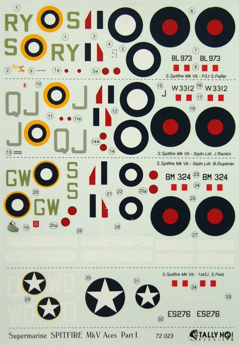 1/72 Spitfire Mk.V Aces Part 1