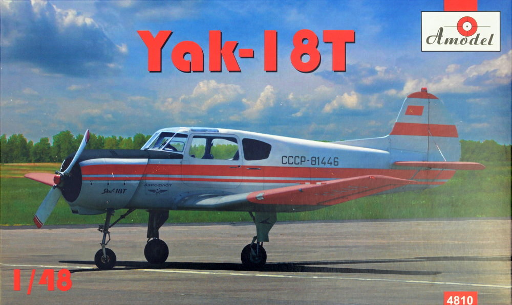 1/48 Yak-18T Red Aeroflot (3x camo, incl. PE set)