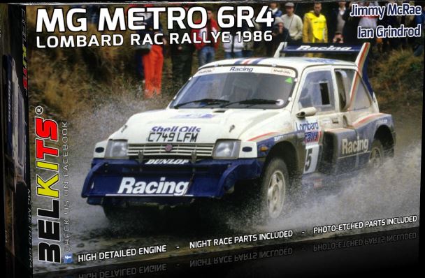 1/24 MG METRO 6R4,Lombard RAC Rallye 1986