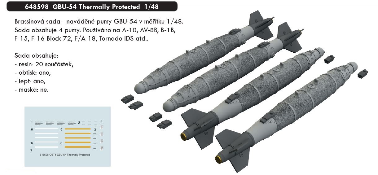 1/48 GBU-54 Thermally Protected