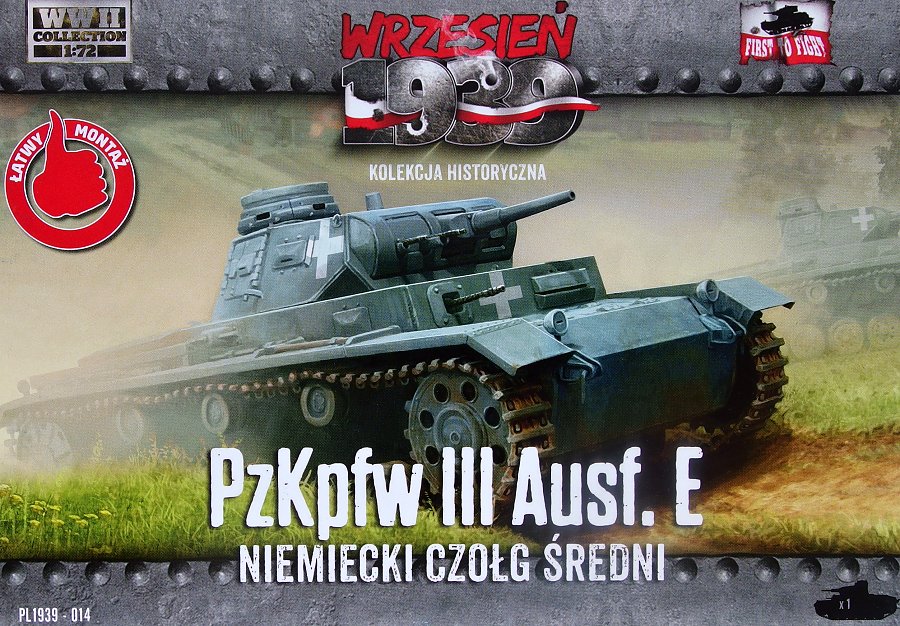 1/72 Pz. Kpfw. III Ausf. E - German medium tank