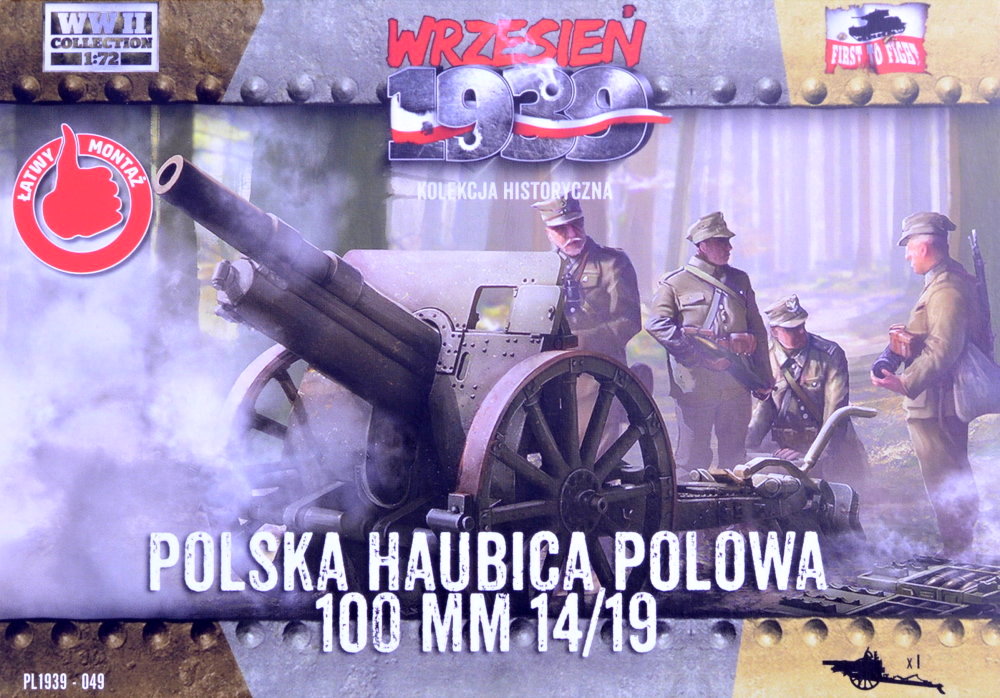 1/72 Polish Howitzer 100 mm wz.14/19