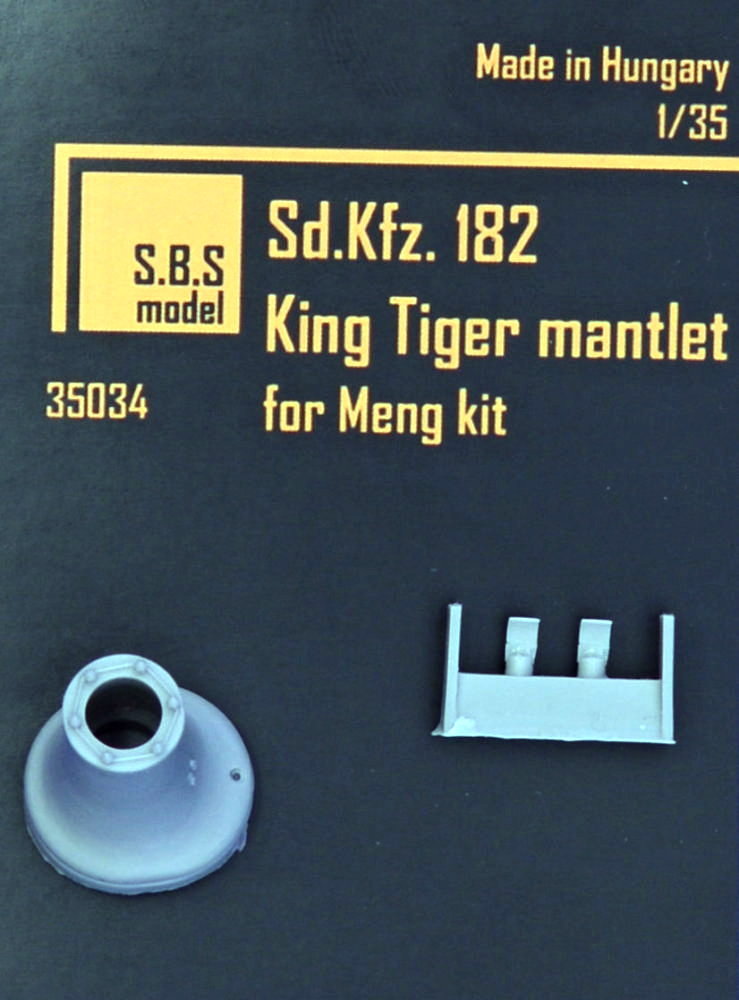 1/35 Sd.Kfz.182 King Tiger mantlet (MENG)
