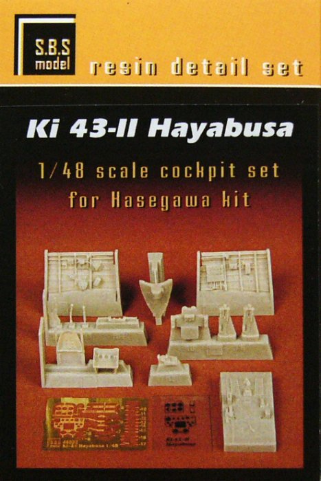 1/48 Ki-43 Hayabusa (Oscar) Cockpit set (HAS)