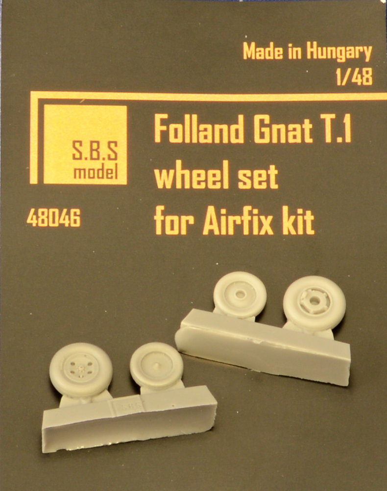 1/48 Folland Gnat T.1 wheel set (AIRFIX)
