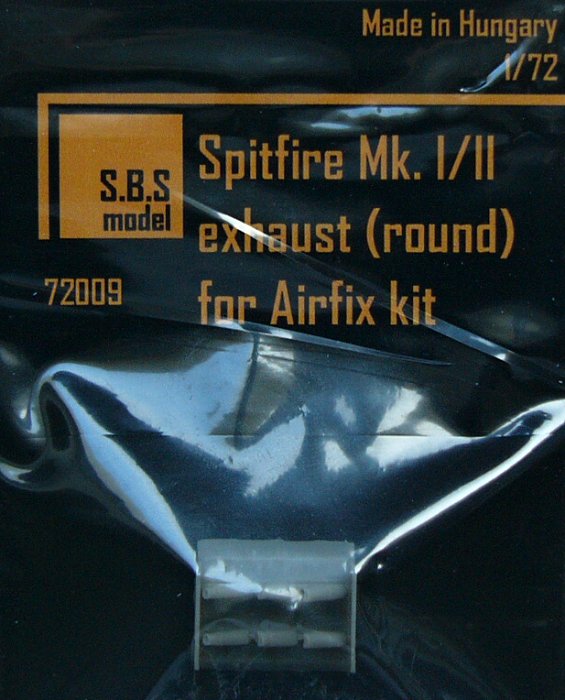 1/72 Spitfire Mk. I/II exhaust - round (AIRFIX)