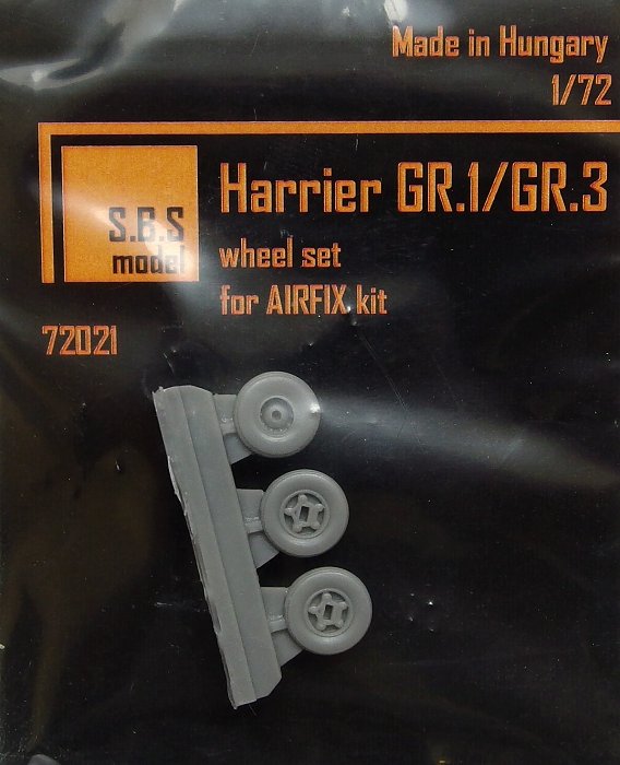 1/72 Harrier GR.1/GR.3 wheel set (AIRFIX)