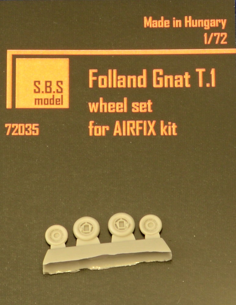 1/72 Folland Gnat T.1 wheel set (AIRFIX)