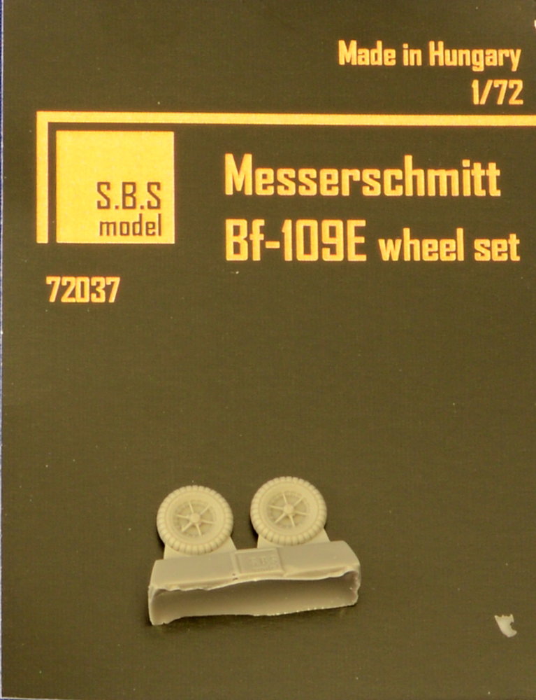1/72 Messerschmitt Bf-109E wheel set (AIRFIX)