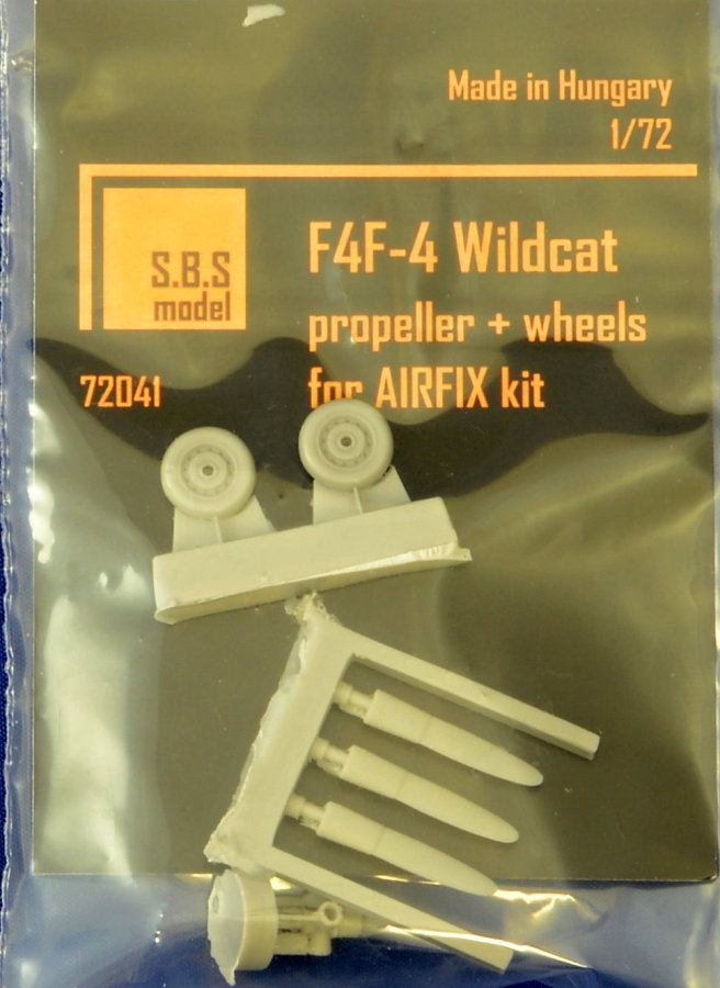 1/72 F4F-4 Wildcat propeller&wheels (AIRFIX)