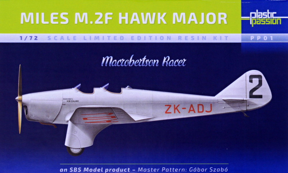 1/72 Miles M.2F Hawk Major - Racer (resin kit)