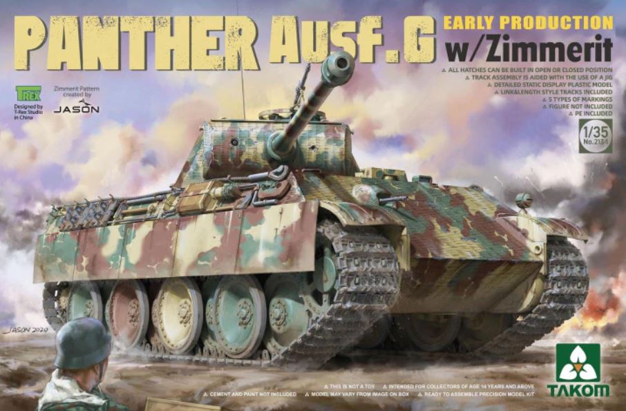 Fotografie 1/35 Panther Ausf.G Early Production w/Zimmerit