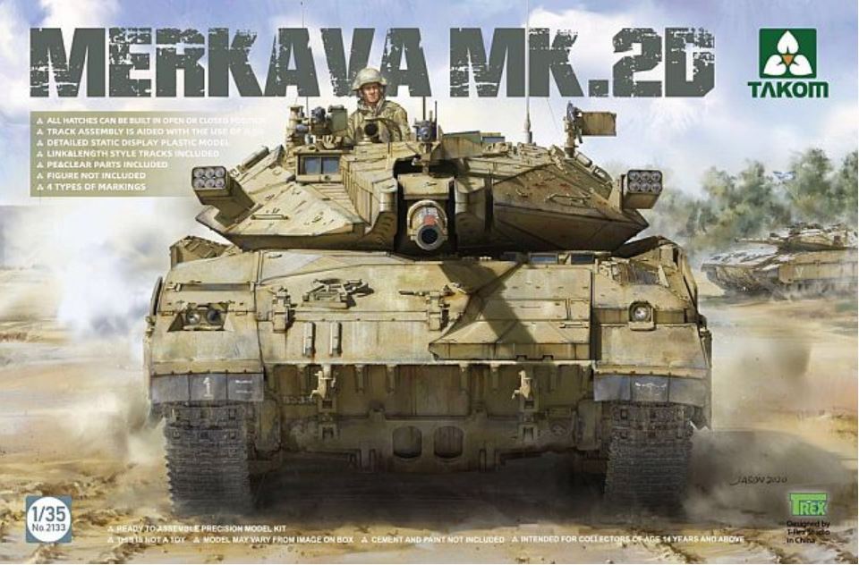 1/35 Merkava 2D Israel Defence Forces Battle Tank