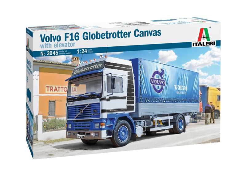 Fotografie Model Kit truck 3945 - VOLVO F16 Globetrotter Canvas (1:24)