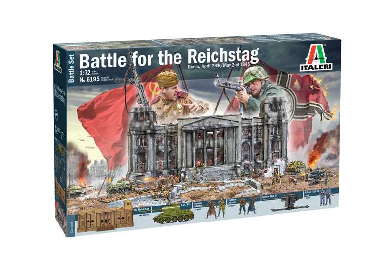 Fotografie Model Kit diorama 6195 - Berlin 1945: Battle for the Reichstag (1:72)