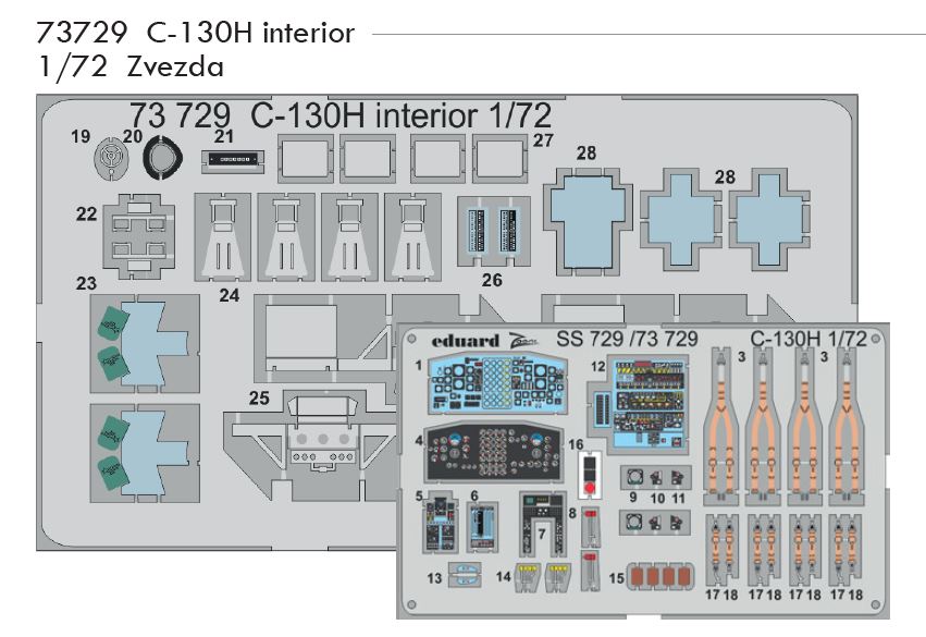 1/72 C-130H interior (ZVEZDA)