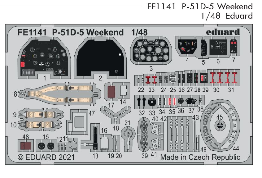 1/48 P-51D-5 Weekend (EDUARD)