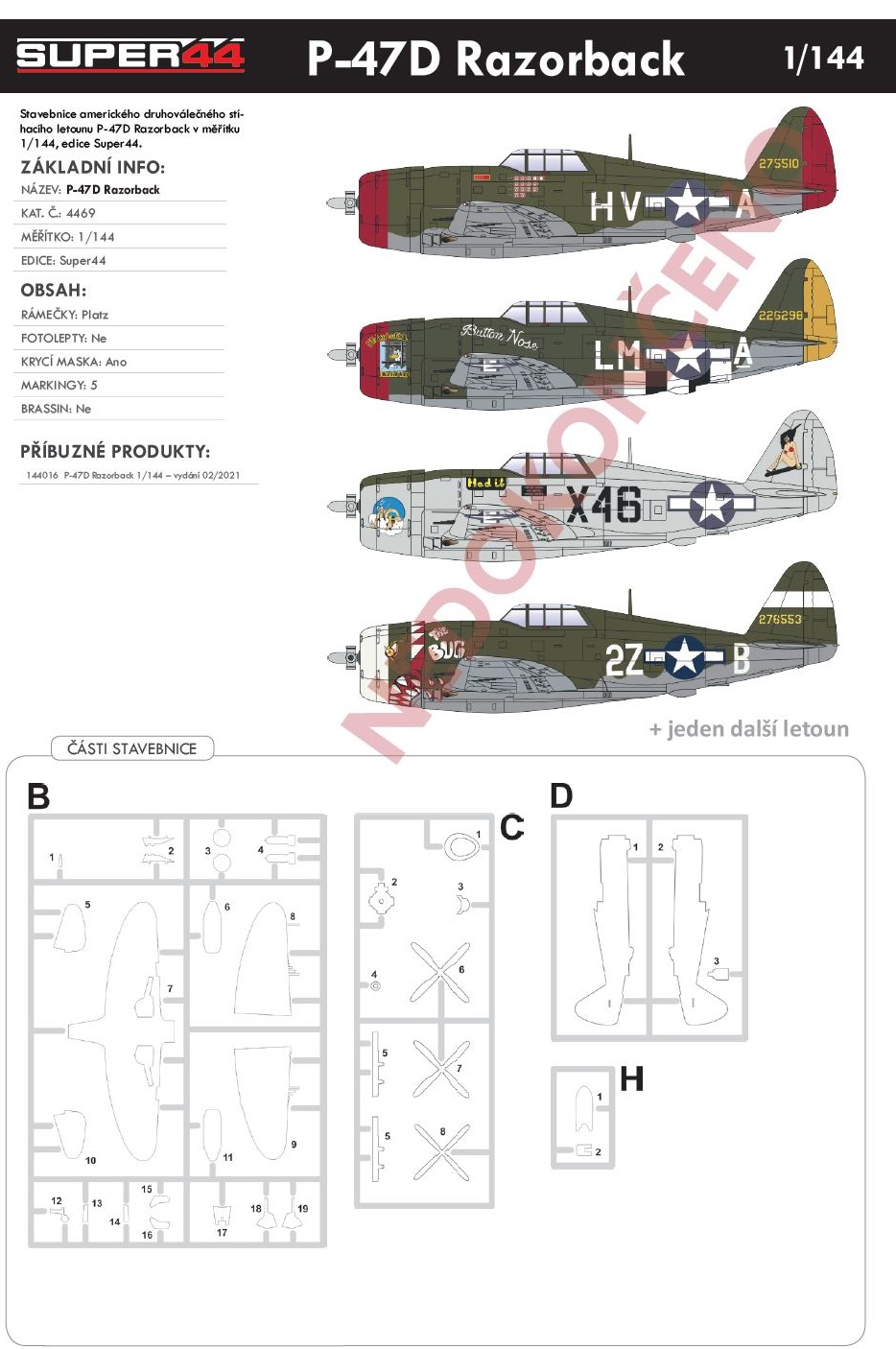 1/144 P-47D Razorback (Super44)