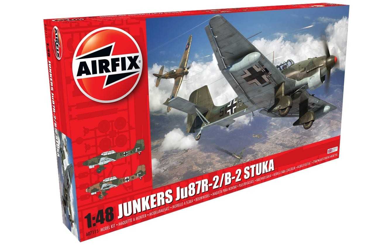 Fotografie Classic Kit letadlo A07115 - Junkers JU87B-2/R-2 (1:48)