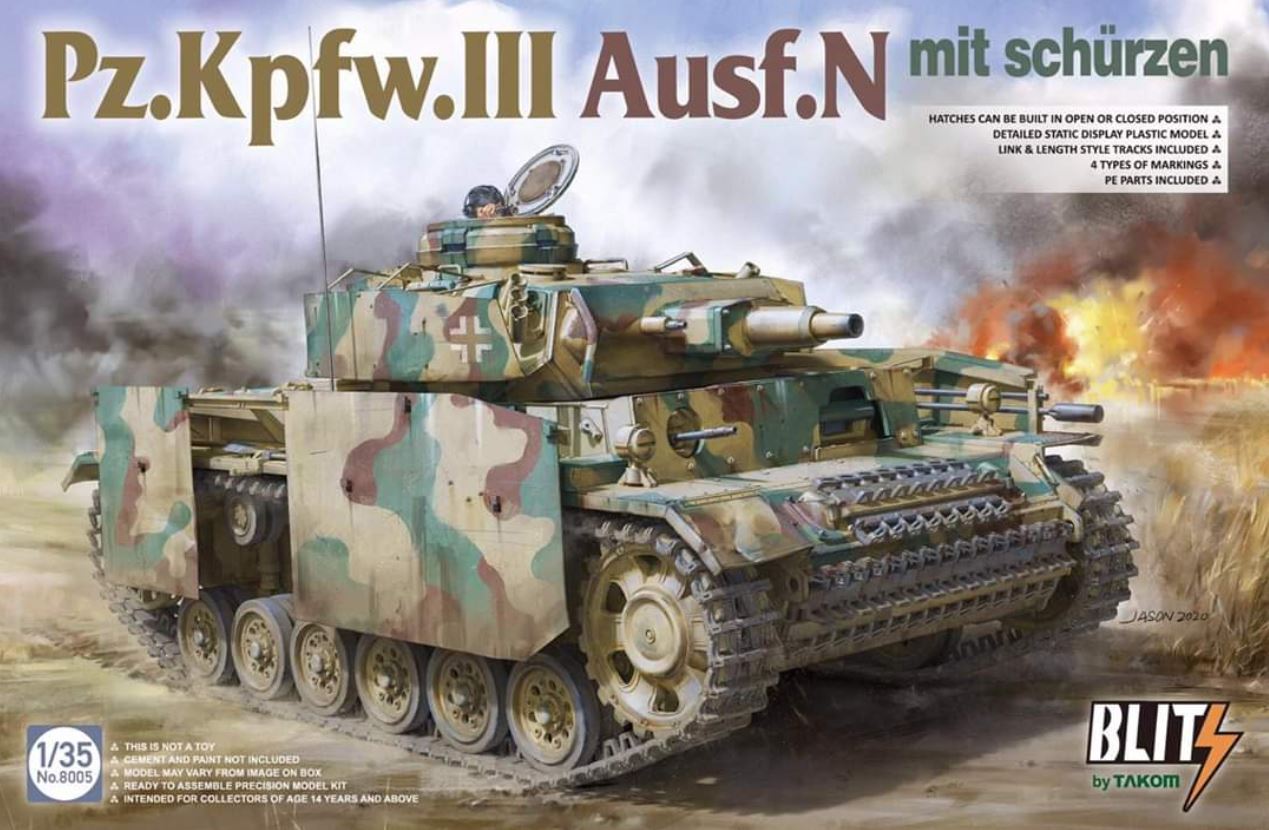 1/35 Pz.Kpfw.III Ausf.N mit Schürzen