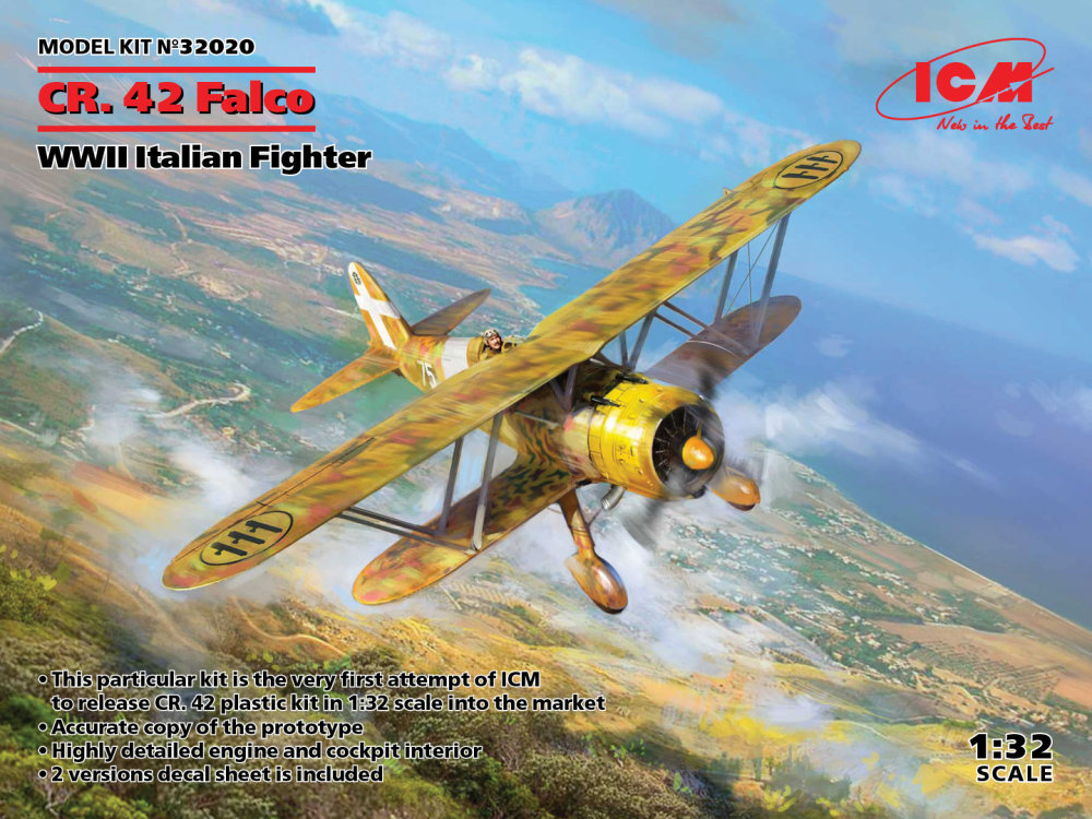 Fotografie 1/32 Fiat CR.42 Falco Italian Fighter WWII
