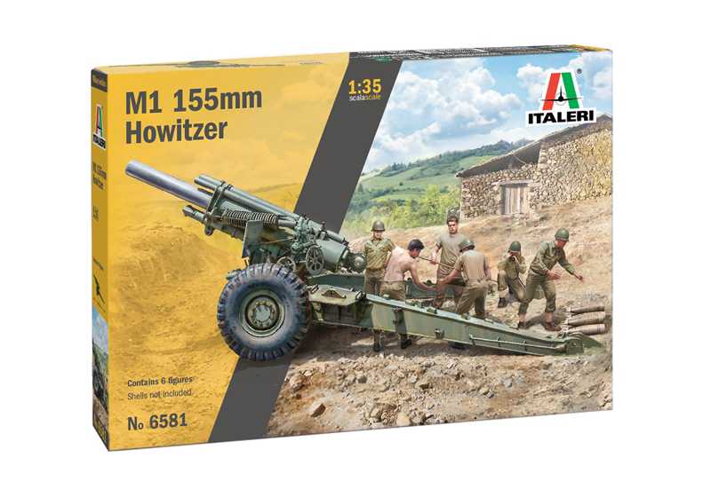 Fotografie Model Kit military 6581 - M1 155mm Howitzer (1:35)