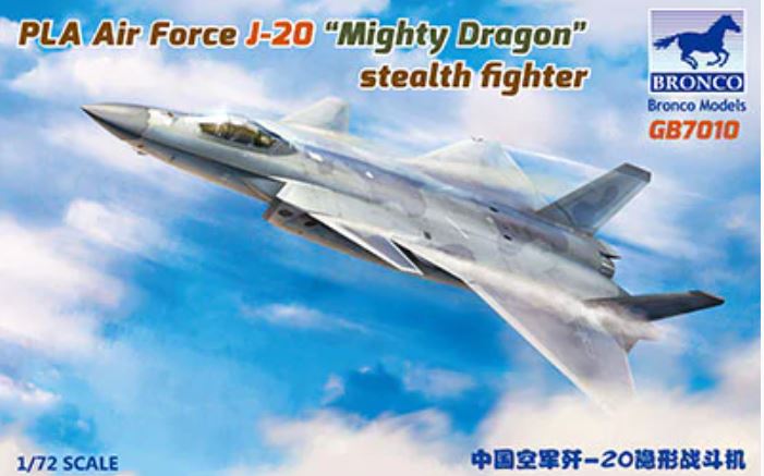 1/72 PLA Air Force J-20 "Mighty Dragon" stealth fighter