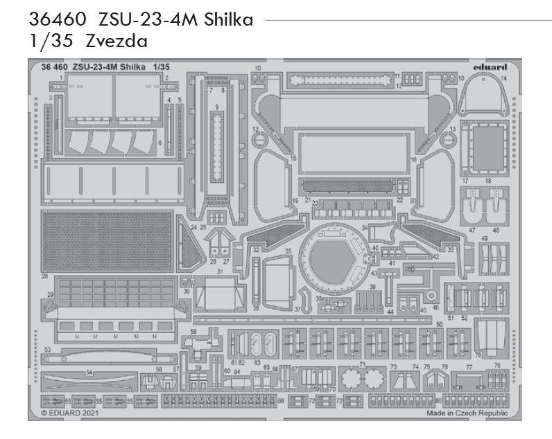 Fotografie 1/35 ZSU-23-4M Shilka (ZVEZDA)