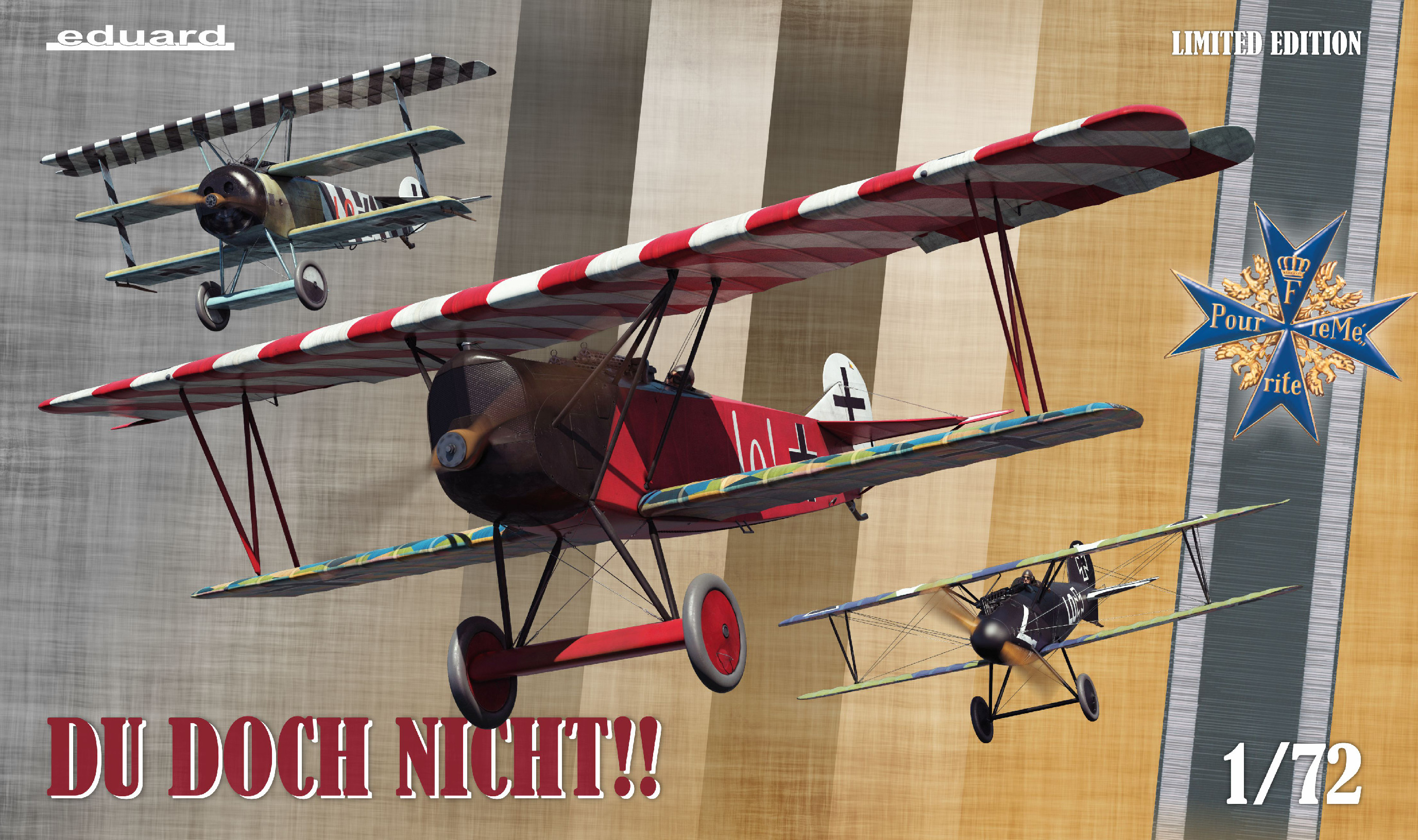 1/72 Du doch nicht!! (Ernst Udet - Albatros D.V, Fokker Dr.I, Fokker D.VII) - Limited edition