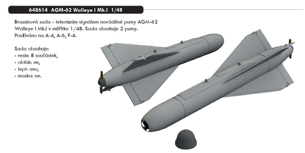 Fotografie 1/48 AGM-62 Walleye I Mk.I
