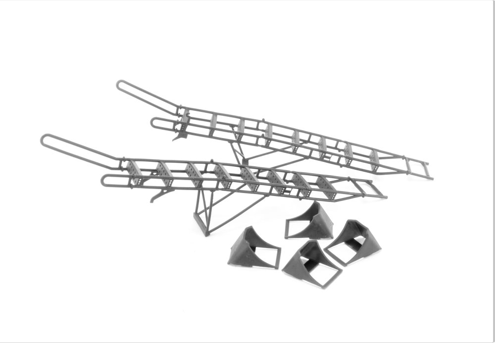 1/48 Su-27 late Ladder+Chocks Set+Service Ladder