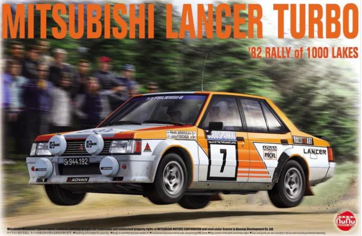 Fotografie 1/24 Mitsubishi Lancer Turbo 82 Rally of 1000 Lakes