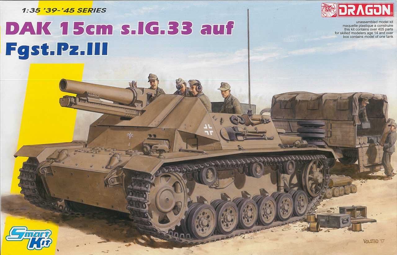 Model Kit tank 6904 - DAK 15cm s.IG.33 auf Fgst.Pz.III (Smart Kit) (1:35)