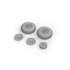 1/48 P-51D wheels block tread 2 (EDUARD)