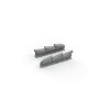 1/48 Spitfire Mk.V three-stacks exhausts rounded (EDUARD)