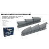 648667 Spitfire Mk.V three stacks exhausts rounded 1 48 Eduard
