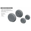 648682 F 4B wheels 1 48 Tamiya