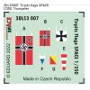 3DL53007 Tirpitz flags space trumpeter 1 350