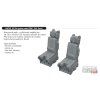 648758 SR 71A ejection seats PRINT 1 48 Revell