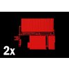 Model Kit návěs 3887 - TECNOKAR 20' CONTAINER TRAILER (1:24)