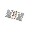 1/48 Tempest Mk.V undercarriage legs BRONZE   (EDUARD)